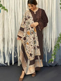 3 Pcs Women's Unstitched Embroidered Suit